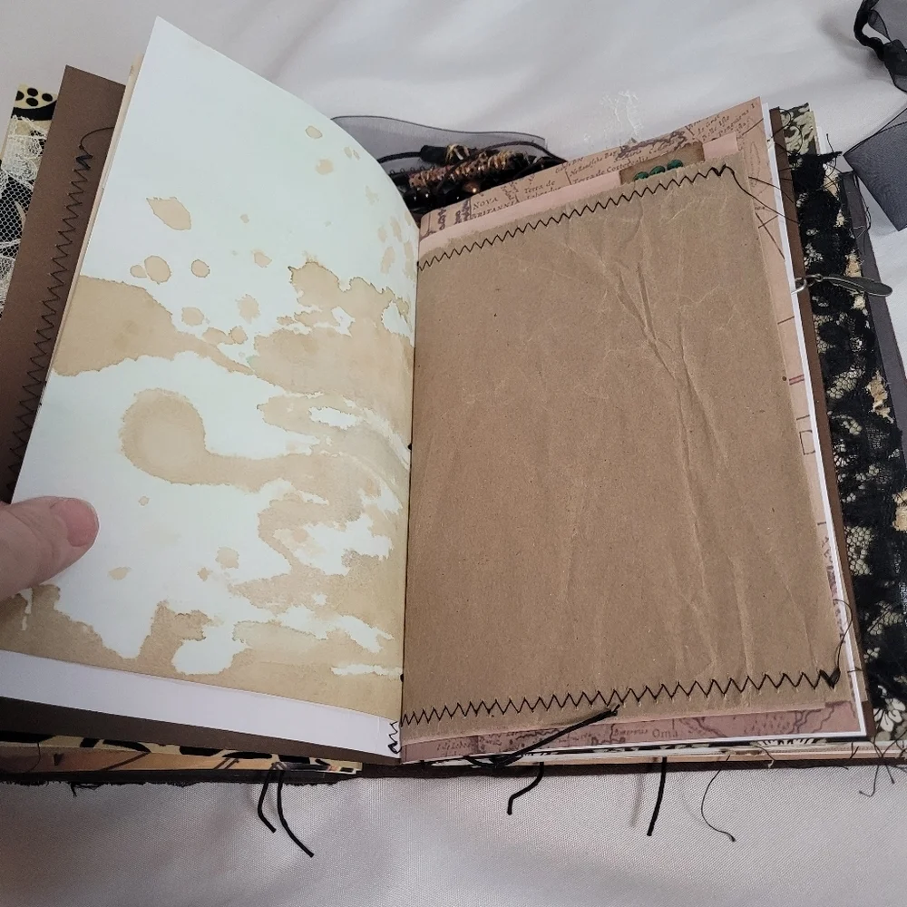 Junk Journal Handcrafted Handmade 160 Page